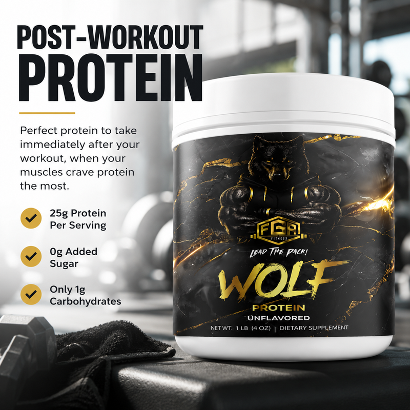 FGA Wolf - Whey Isolate Unflavored Protein