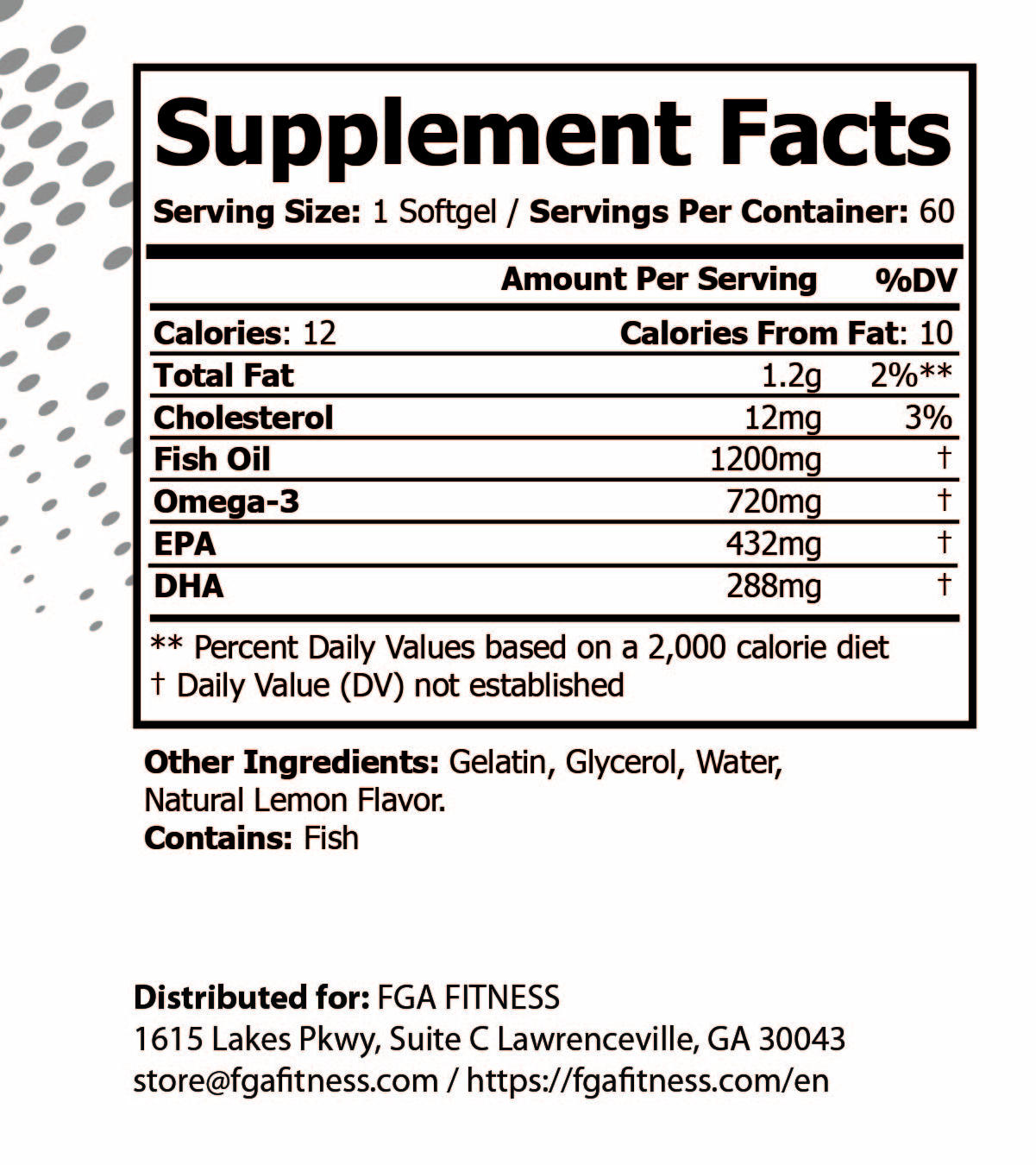 Omega 3 Fish Oil