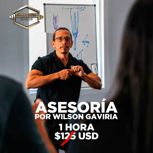 Asesoria por 1 hora con el Coach Wilson Gaviria - Fernando Gaviria Fitness