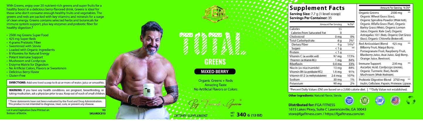 All-In/One Greens & Red SuperFood + Immune 270g Mixed Berry w/Natural Flavor