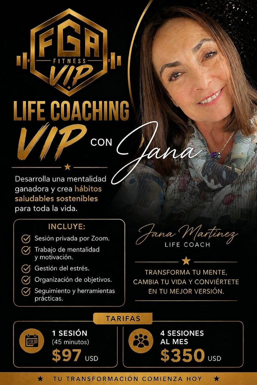 LIFE COACHING VIP CON JANA (1 SESIÓN)