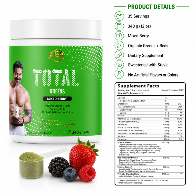 All-In/One Greens & Red SuperFood + Immune 270g Mixed Berry w/Natural Flavor