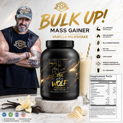 FGA Wolf - Mass Gainer Vanilla Milkshake