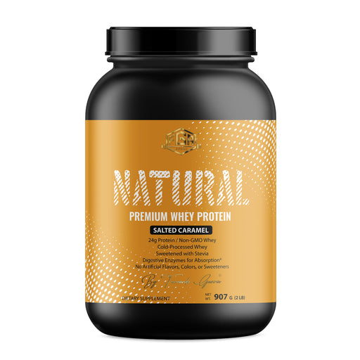 2lb Whey Natural Salted Caramel – 28 serv.