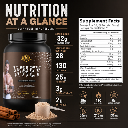 2lb Whey Cinnamon Swirl – 28 servings