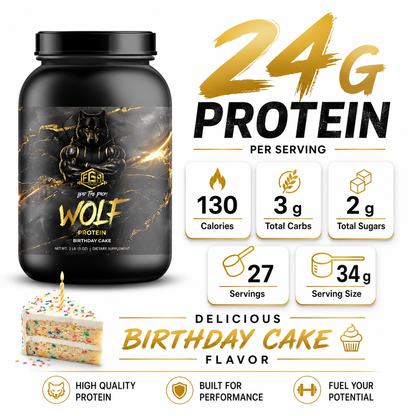 FGA Wolf - Protein Birthday Cake