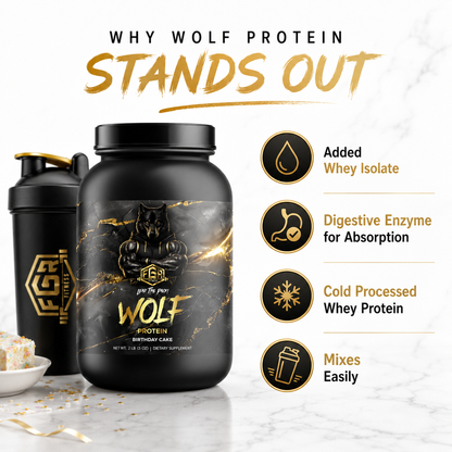 FGA Wolf - Protein Birthday Cake