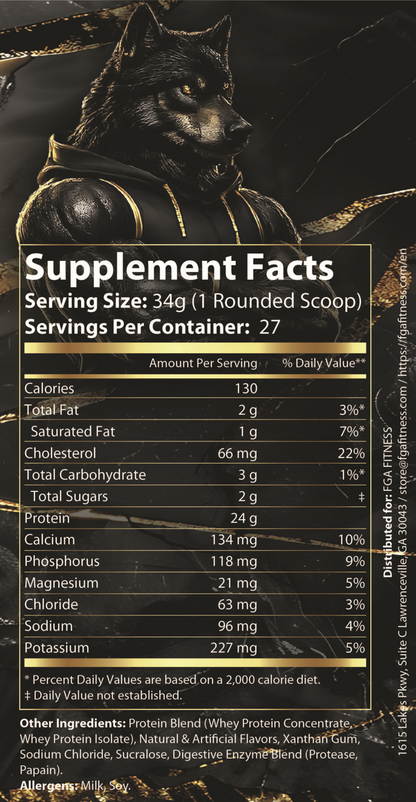 FGA Wolf - Protein Birthday Cake