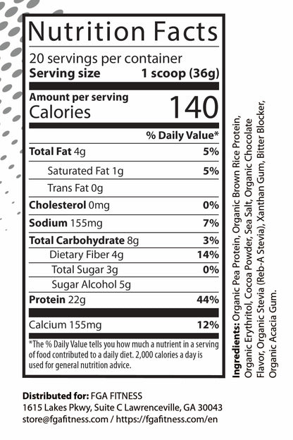 1.5lb Pure Vegan Protein Rich Chocolate