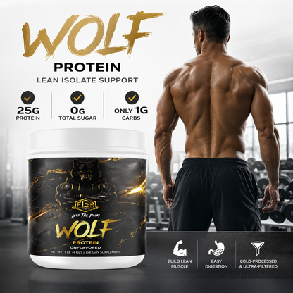 FGA Wolf - Whey Isolate Unflavored Protein