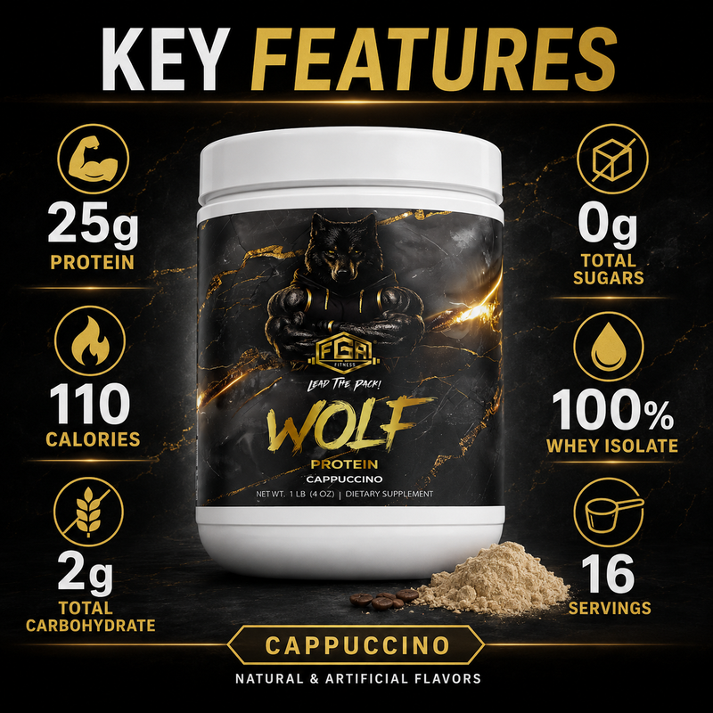 FGA Wolf - Whey Isolate Cappuccino Protein
