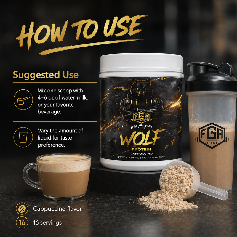 FGA Wolf - Whey Isolate Cappuccino Protein