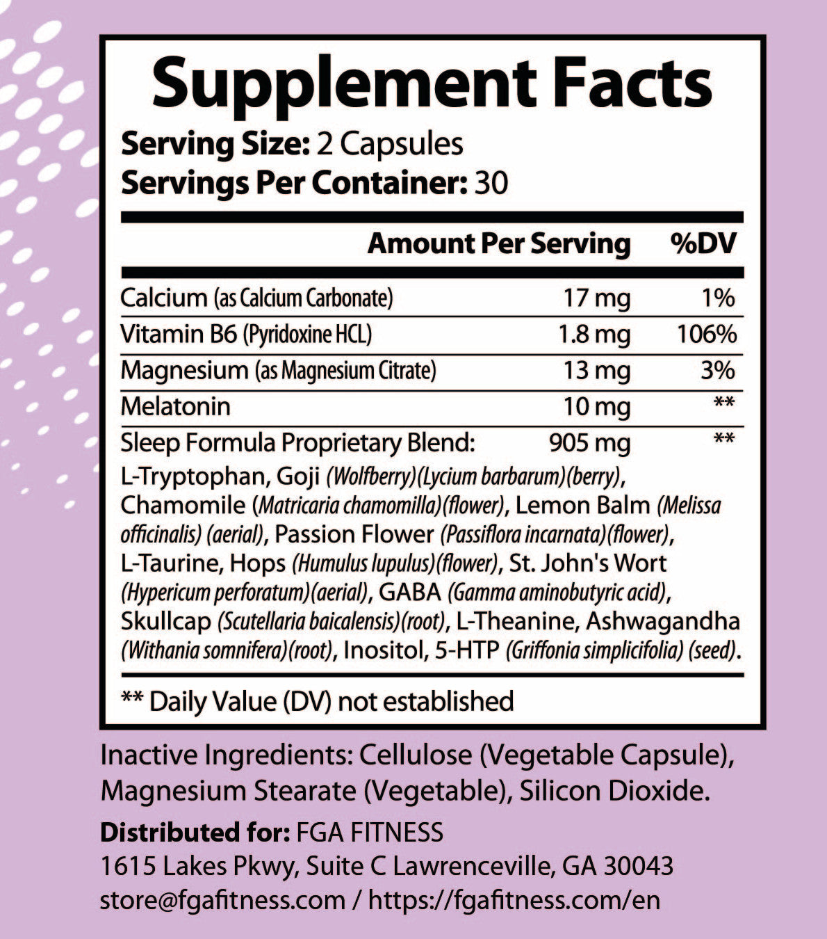 Sleep Formula