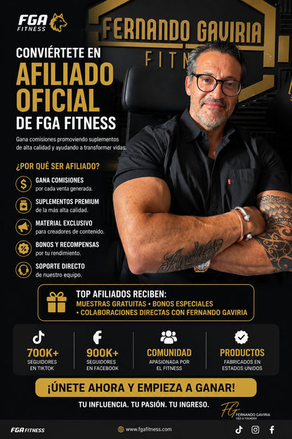 Afiliación Oficial a FGA FITNESS (Escanea el código QR)