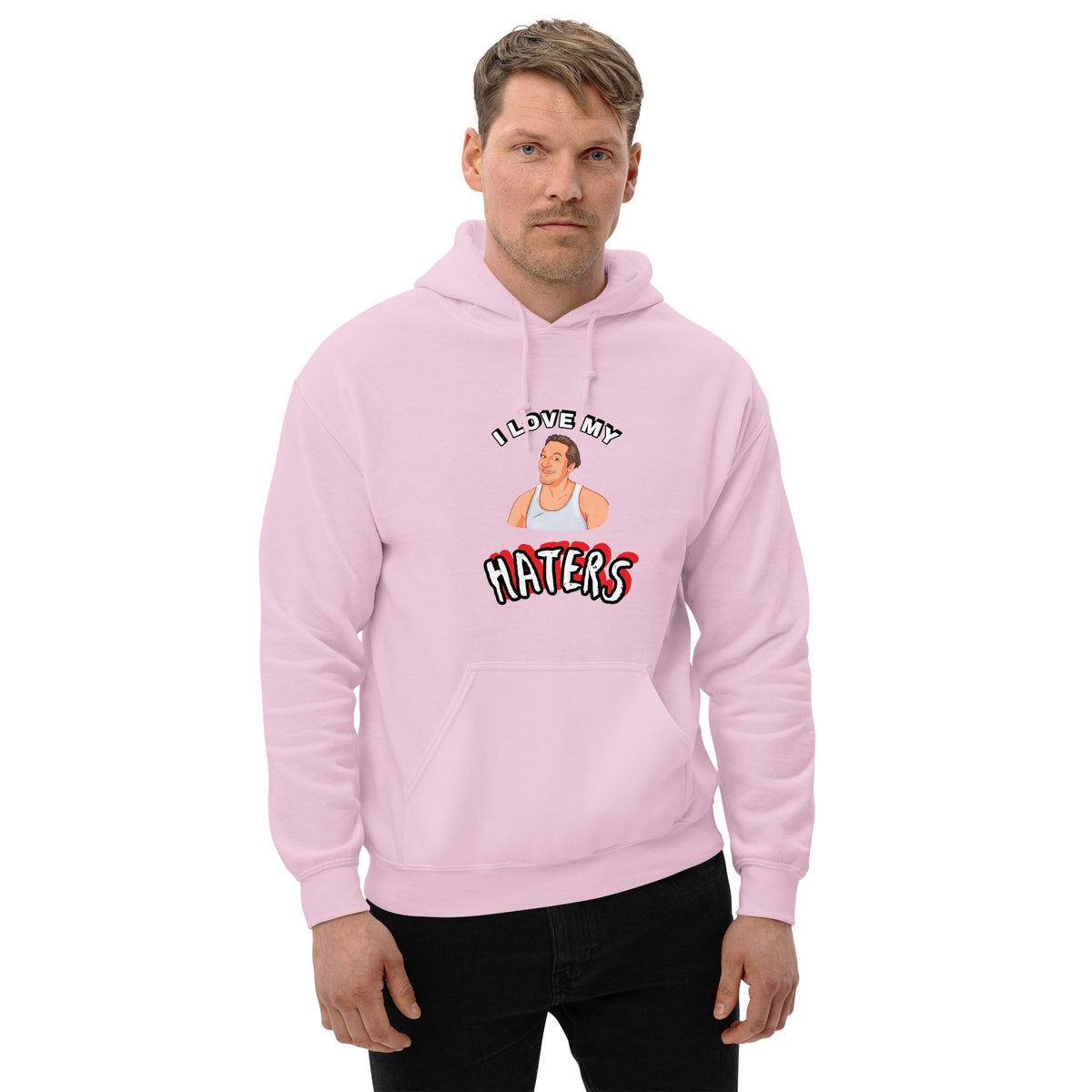Hoodie para Hombre -I Love my Haters