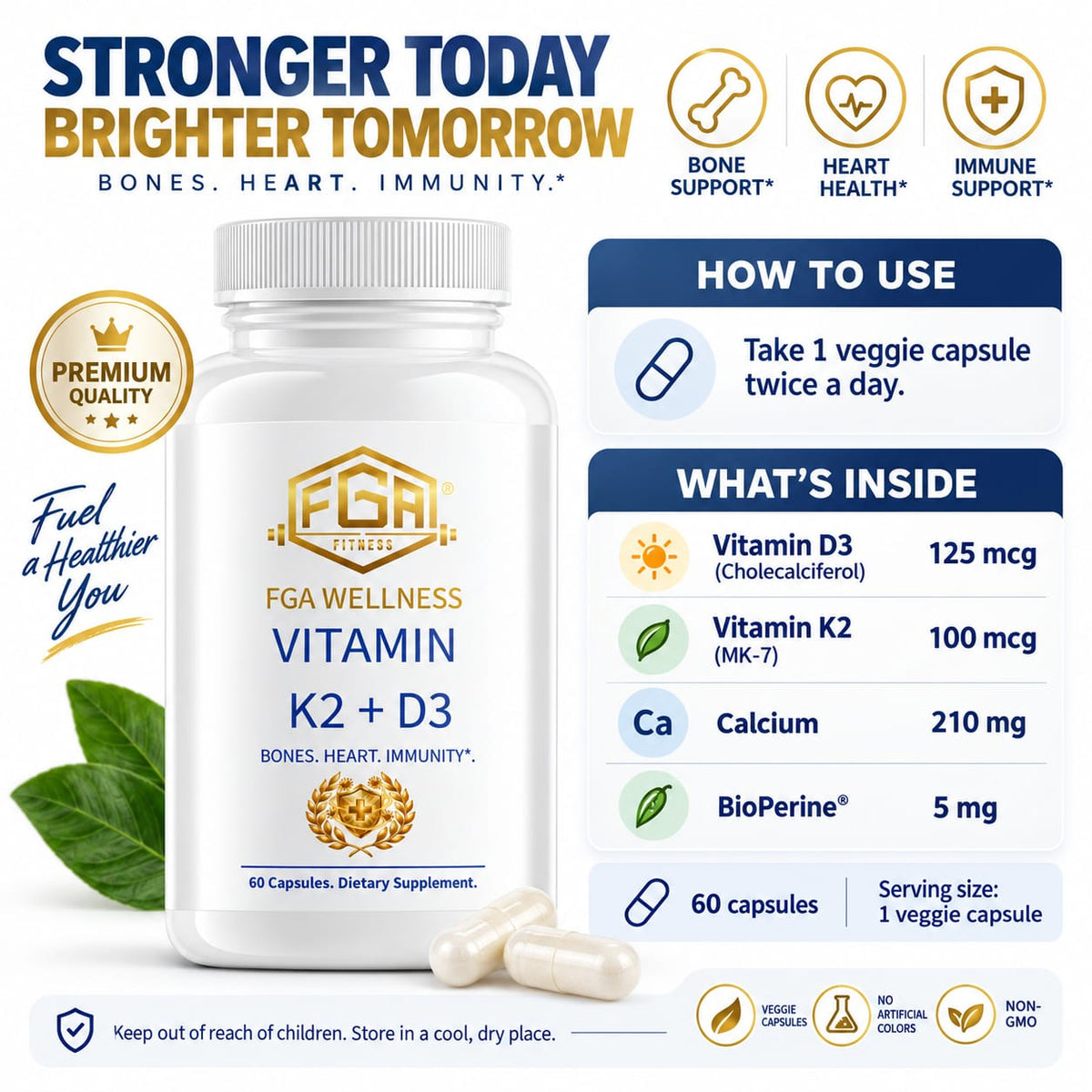 Vitamin K2 + D3